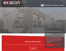 Tablet Screenshot of exxacon.es